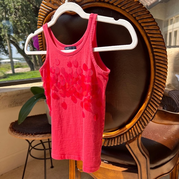 GapKids Sleeveless Top with Clear Sequins - Picture 1 of 13